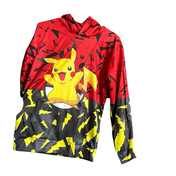Other - Kids Pikachu Red and Black Hoodie